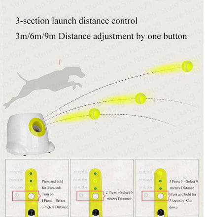 Pet Automatic Interactive Ball Launcher