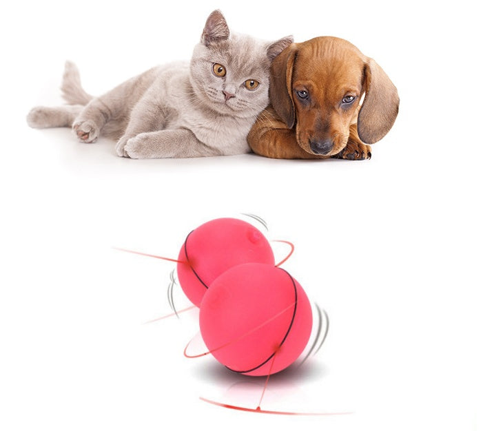 LED Laser Electronic Rolling Pet Funny Toy Ball