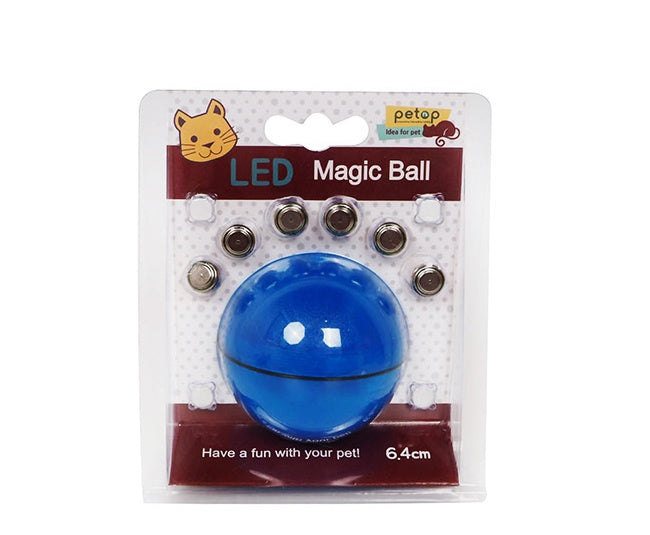 LED Laser Electronic Rolling Pet Funny Toy Ball