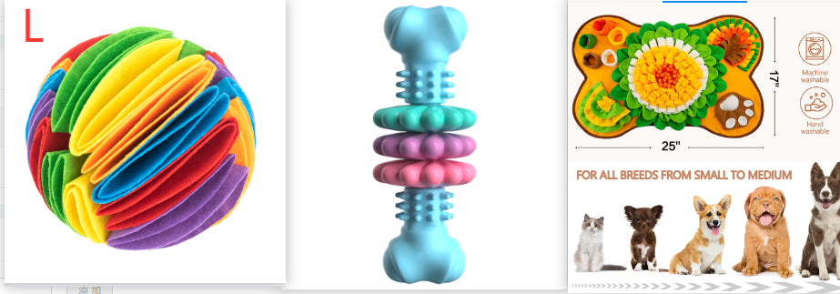 Pet Chew Teeth Cleaning Toy Dog Bone Type