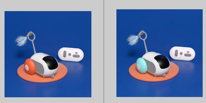 Remote Control Interactive Pet Car Toy