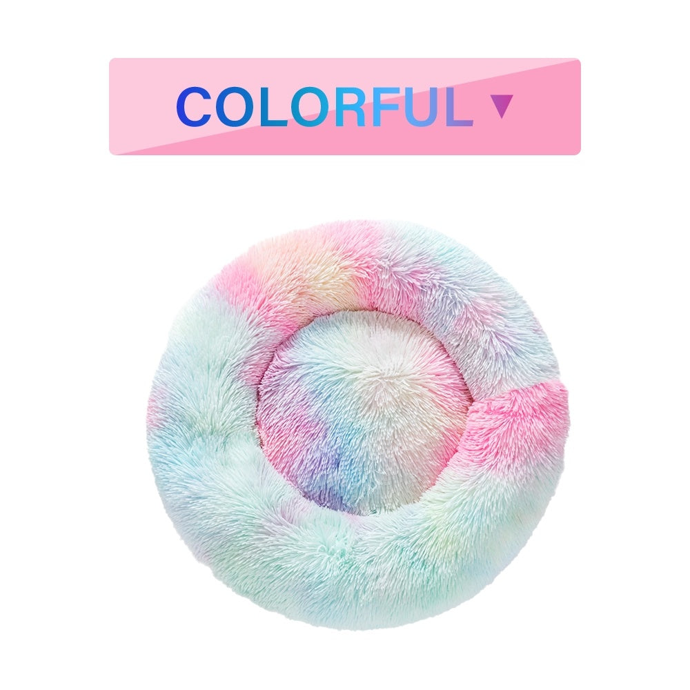 Fluffy Donut Pet Bed