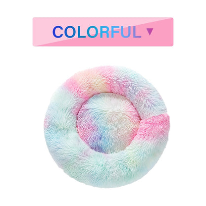 Fluffy Donut Pet Bed