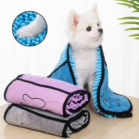 Pet Super Absorbent Microfiber Bath Towels Bathrobe