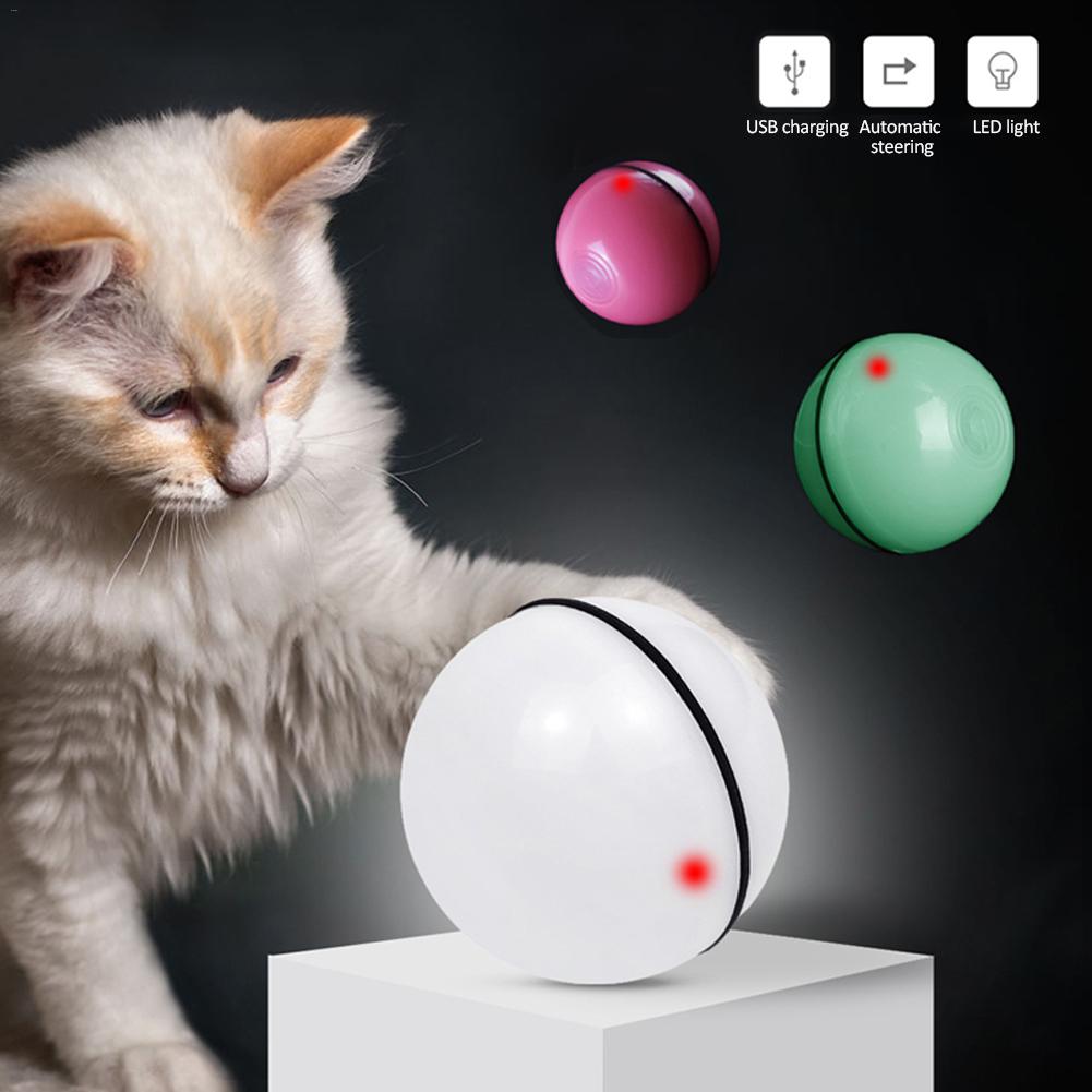 LED Laser Electronic Rolling Pet Funny Toy Ball